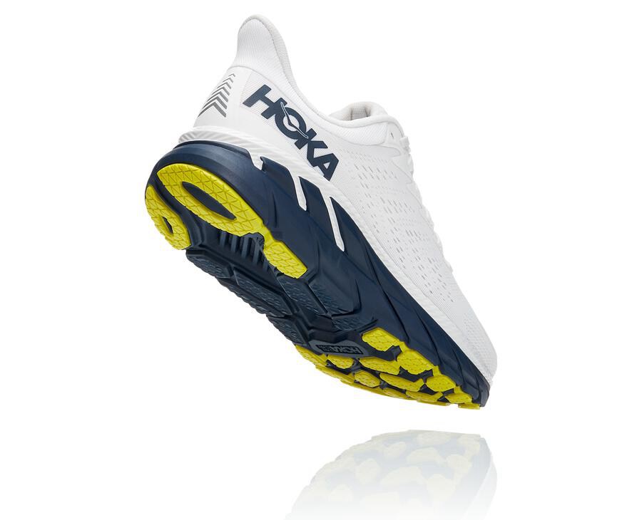 Tenis Hoka One One Hombre Blancos/Negros - Clifton 7 - INQR27841